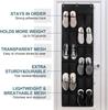 24 Large Pockets Upgraded Over The Door Shoe Organizer Enhanced Hanging Solution Holder Closets Shoe Cabinets For Everyone