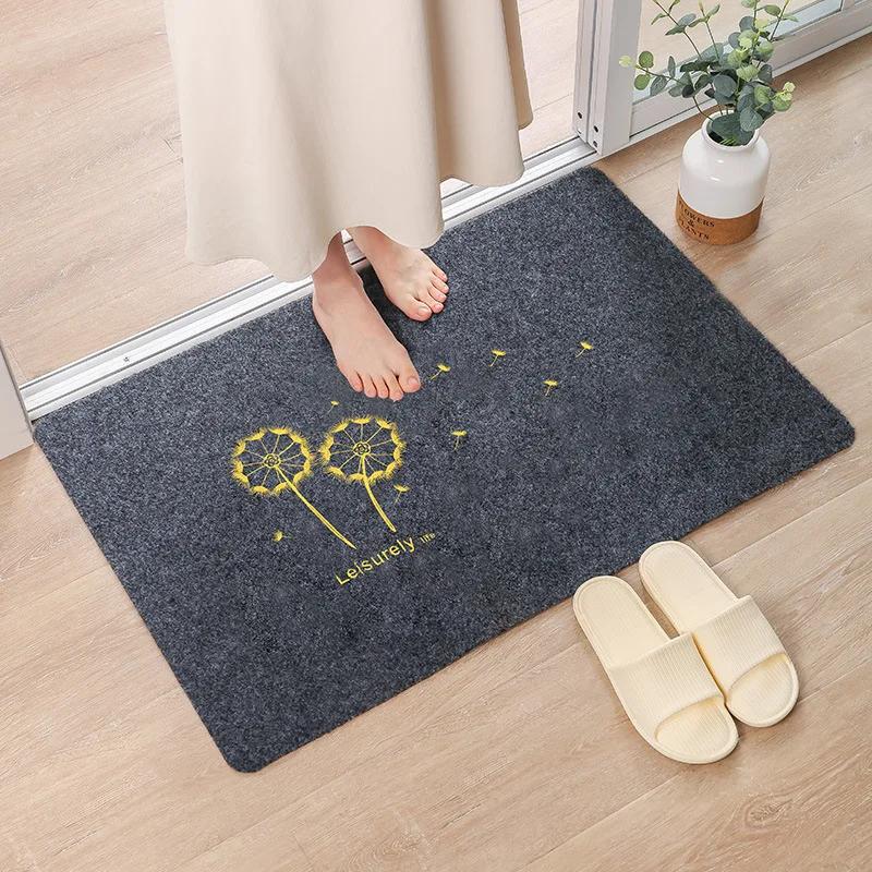 Welcome Mat Living Room Bedroom Entrance Mats Anti-slip Home Decoration Carpet Simple Area Carpet Kitchen Floormat