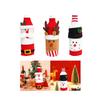 Bottle Cover Christmas Decorative Bag Non Woven Gift Pouch Funny Festive Decoration Suitable for