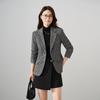 Women's Plaid Blazer Jacket