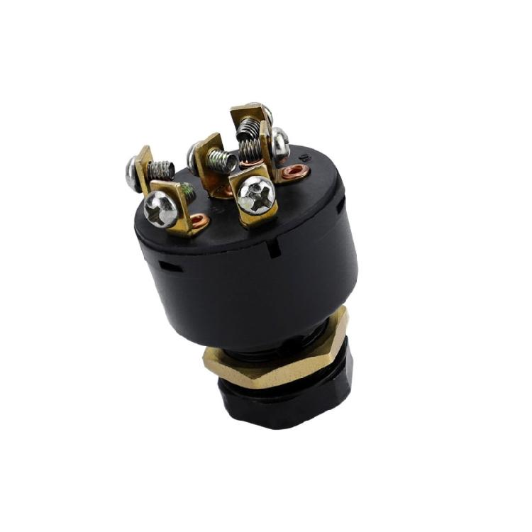 Car Boats 12V 3 Position Ignition Boats Motorcycle Ignition Starter Switches 3 Position with 2 Key Lock Starter Switches