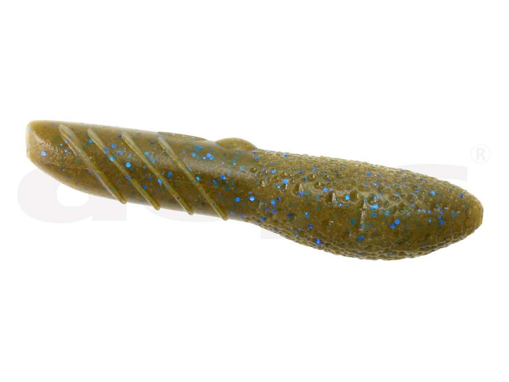 deps Cover Scat inch Green Flake Worm 3.5 #71 Pumpkin/Blue