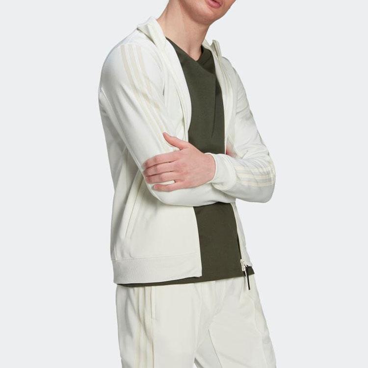 adidas Jackets Men's White Stand Collar Moderate Other HG2071