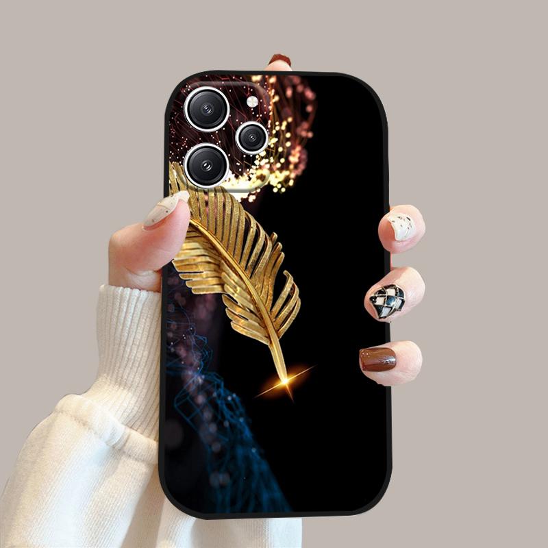 For Redmi 12 4G 5G Silicone TPU Soft Case For Redmi 12R Phone Bumper Cover For Xiaomi Redmi Note 12R 5G Protective Fundas Cases