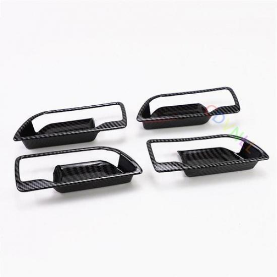 For Toyota Highlander 2020-2022 Carbon Fiber Inner Car Door Handle Bowl Cover