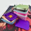 DIY Craft Large Diamond Painting Tray Embroidery Beading Plates Beads Sorting Storage Tray Large Capacity Colourful