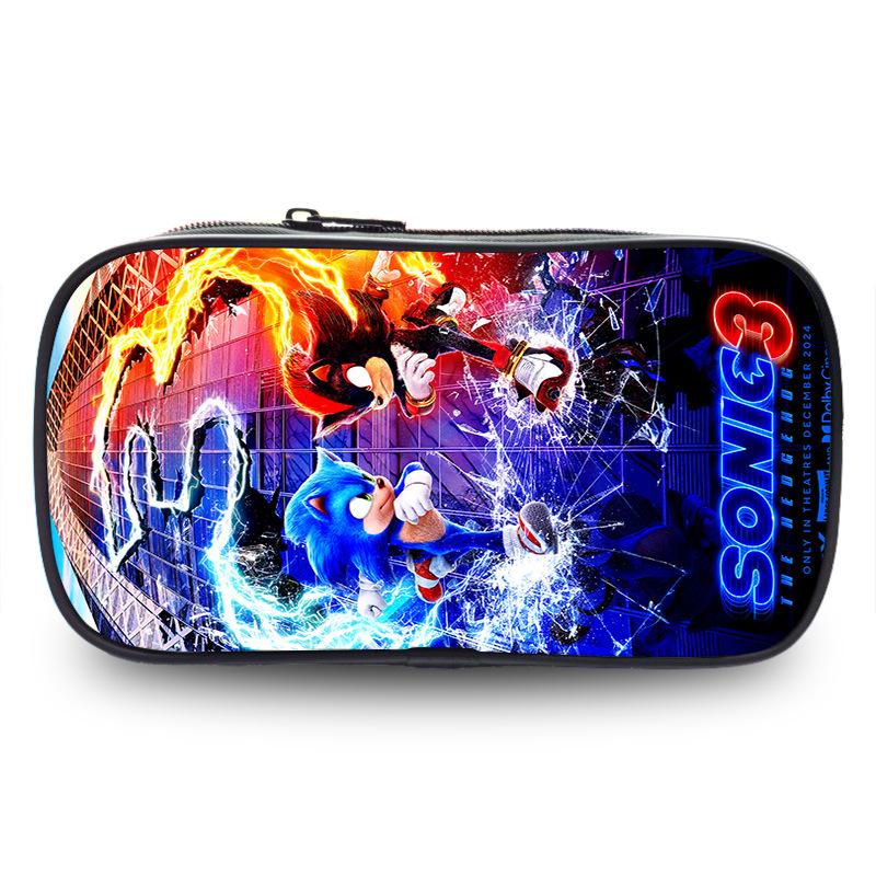 Sonic Pencil Case Peripheral Storage Bag Stationery Pencil Case