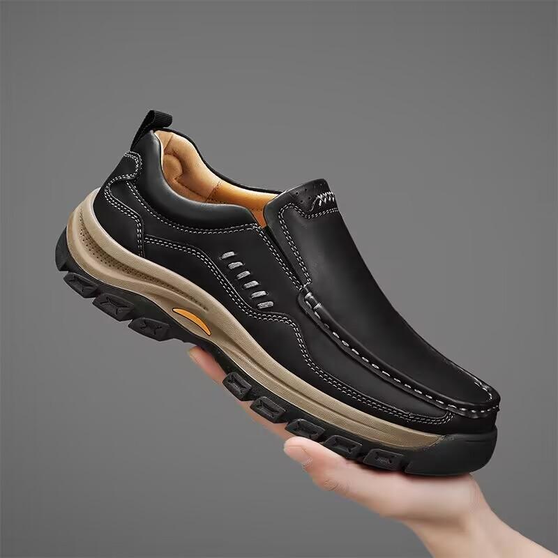 

Men s Autumn/Winter Casual Shoes Vintage Board Shoes Four Seasons Single Shoe Leather Outdoor Hiking Fashionable Trendy Men s Sh 41