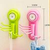 RSINC 6 Hook Hanger Suction Cup Wall Vacuum for Key, Towel Bathroom ABS Plastic ASSORTED COLR