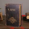 Retro Fake Book Simulation Prop Books Cafe Table Hotel Props Cabinet Bookshelf Decorative Exquisite Vintage Cabinet Ornaments