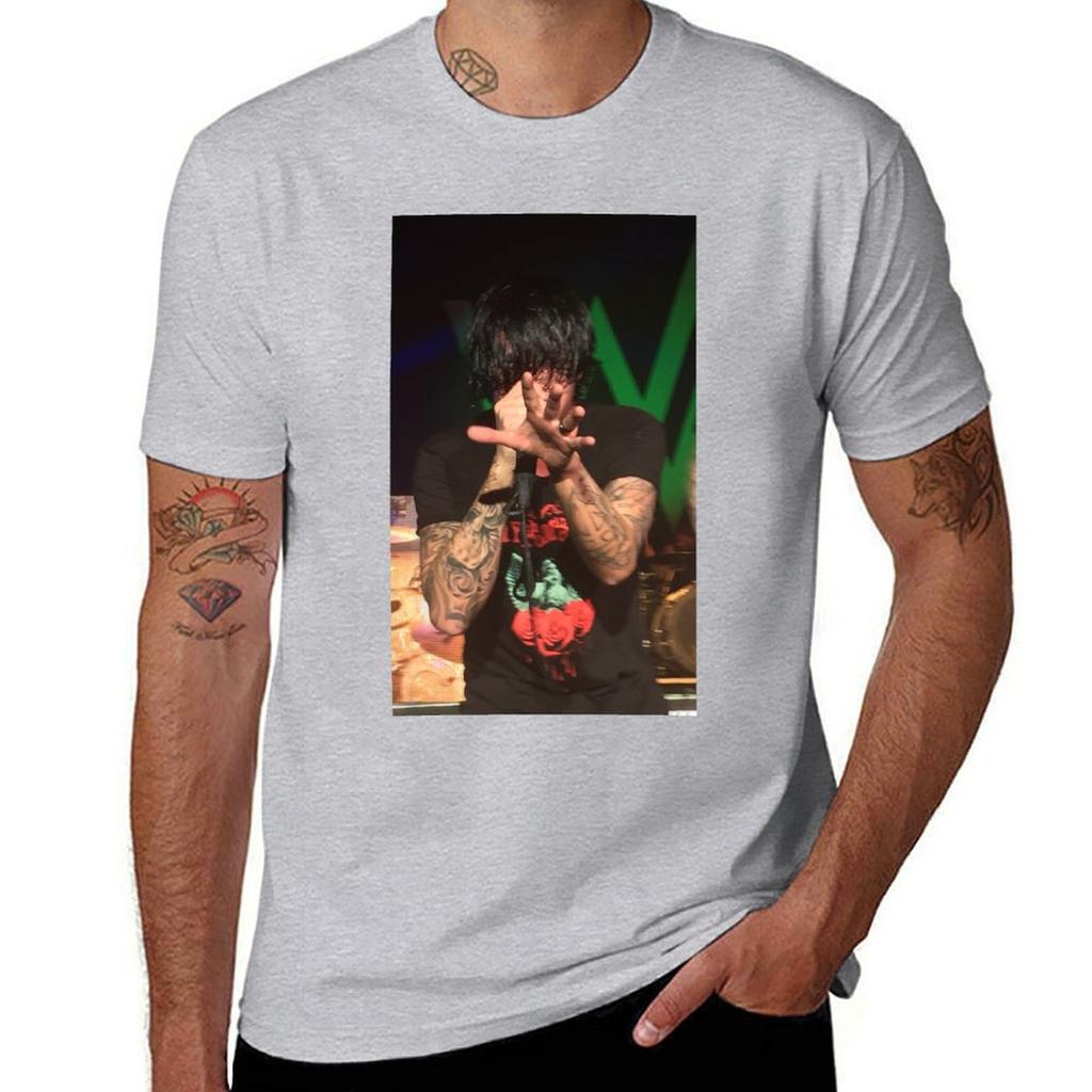 Kellin Quinn Tshirt Summer Tops Anime Clothes T Shirts for Men Cotton