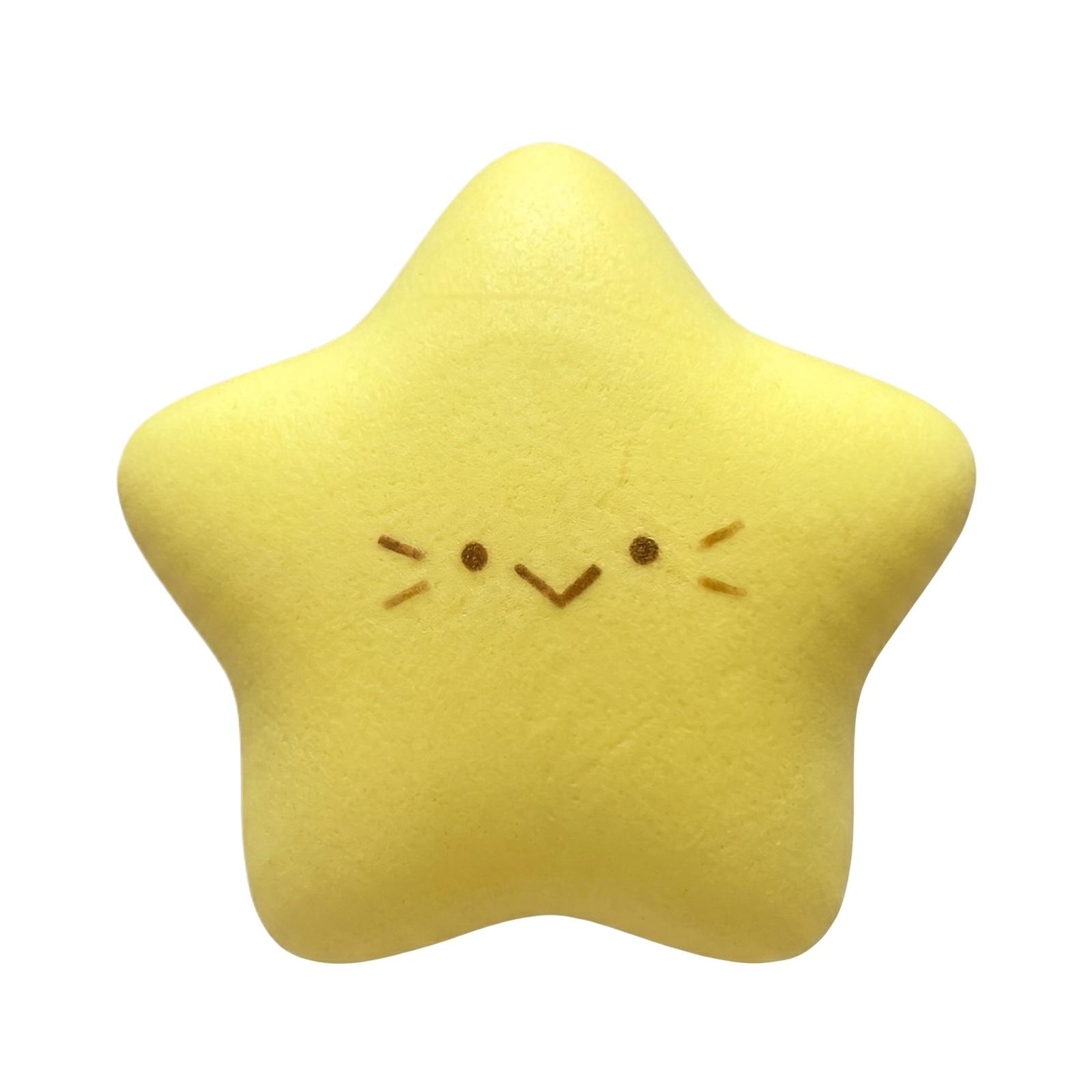 

Star Shaped Stress Relief Toy Soft Plush Squeeze Toy for Office Desk Handheld Fidget Toy for Anxiety and Stress Reduction One Size