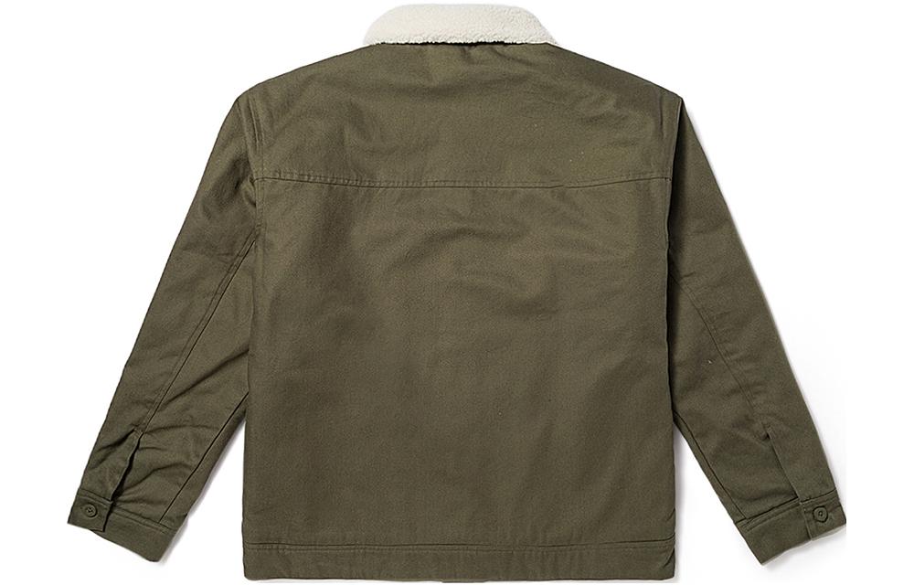Vans Jackets Men's Army Green Lapel Thickened Workwear VN000H0PKCZ