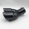 Universal 63mm Car Muffler Exhaust Tip Tail Pipe Stainless Steel Car Rear Tail Throat Car Accessories