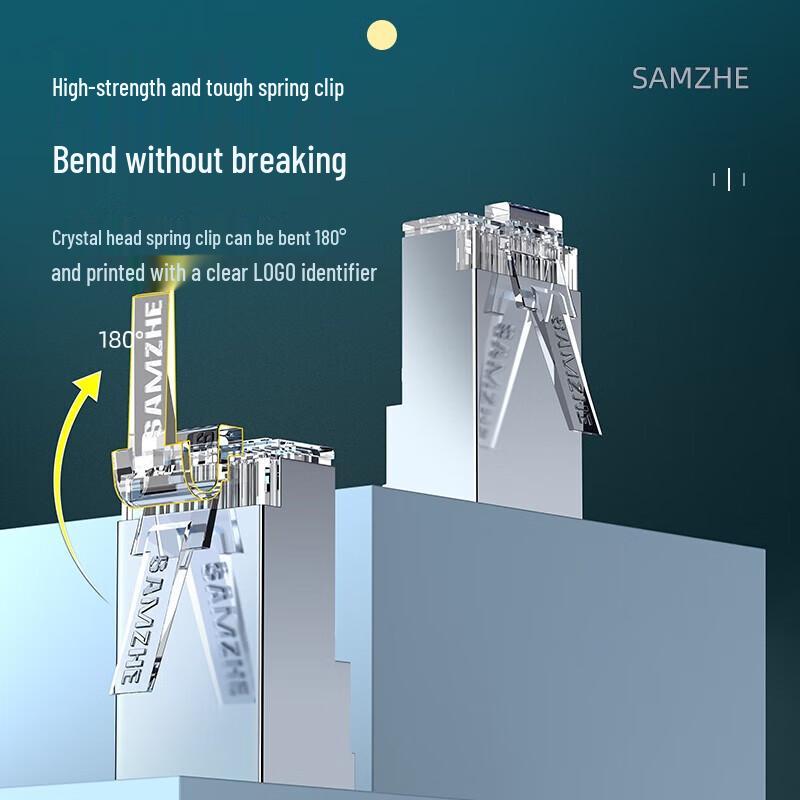 Samzhe Cat6 Shielded RJ45 Ethernet Connector