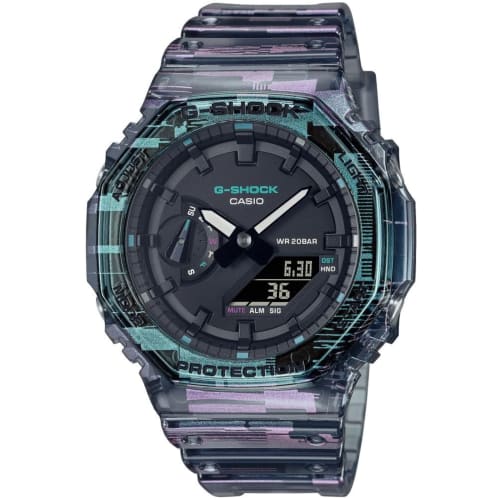 

Casio G-Shock Analog-Digital Black Dial Men s Watch - GA-2100NN-1ADR, Black Strap, Black/White Strap