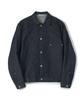 PARTIMENTO [Regular Crop] Low Type 1 Denim Trucker Navy