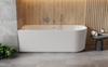 VEO black bathtub tap, wall-mounted, Besco