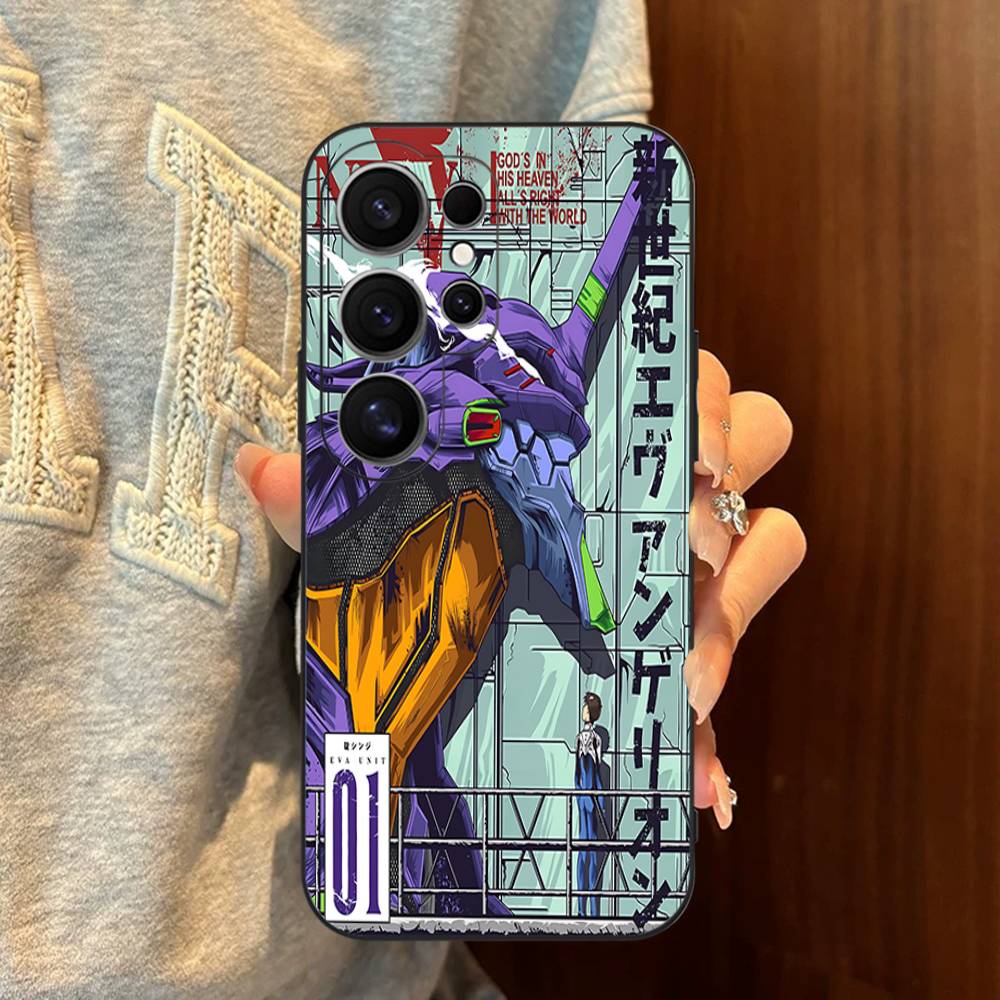 Hot Anime E-Evangelions Phone Case For Samsung S 24 Fe 25 Ultra Plus 20 Lite 21 30 22 23 24 22 Ultra 5G Fundas