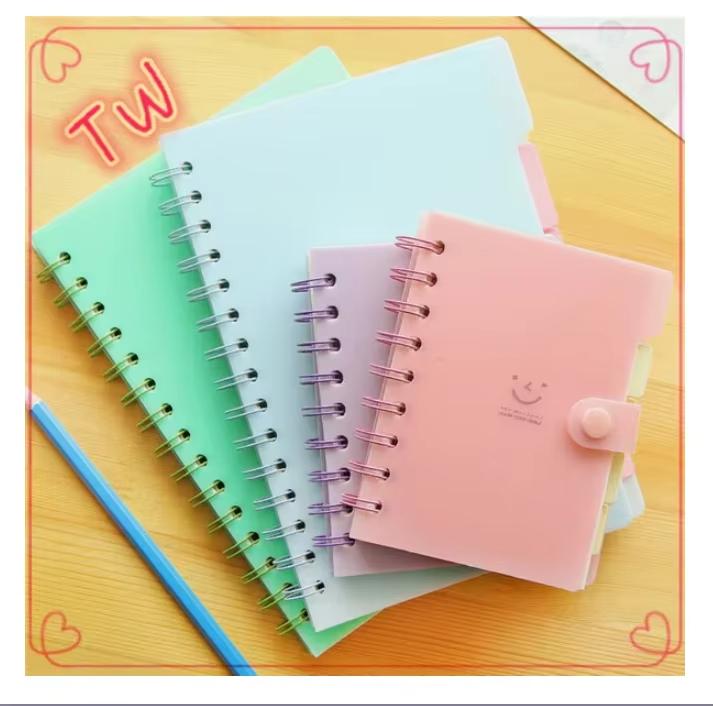 Source Factory Promotion High Cost Effective School Office Study Spiral Notebook Multi Color Optional Colorful Cover 186