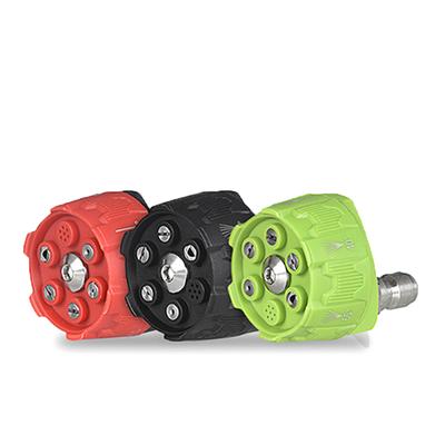 6 In 1 Adjustable Nozzle for 1/4 Inch Quick Connect Male Adapter 3600psi High Pressure Washer Cleaner Water Gun Parts