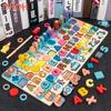 Montessori Educational Wooden Toys Preschool Children Fire Truck Busy Board Math Fishing Games Early Toys For Kids Xmas Gifts