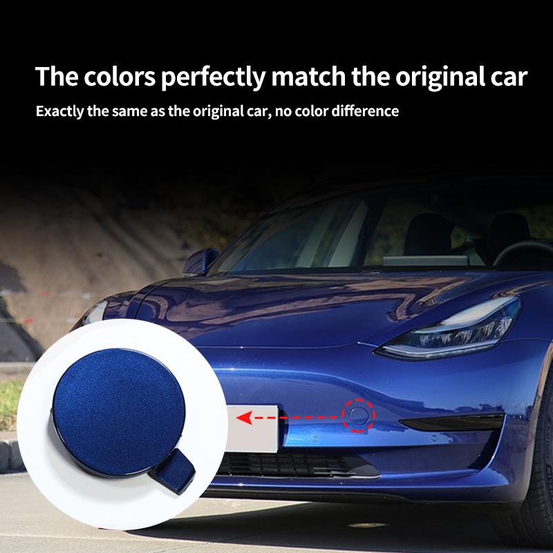 Pentru Tesla Model Y Față Bară de Protecție Capac Acoperire Cârlig Remorcare Accesorii Modificare Stilizare Auto față-alb Y 2021-2023