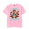 I Need Coffee Graphic Tshirt Funny Lazy Squirrels Tshirt Fashion Harajuku T-shirt Oversize Brand T-shirt Hip Hop Tshirt Tops