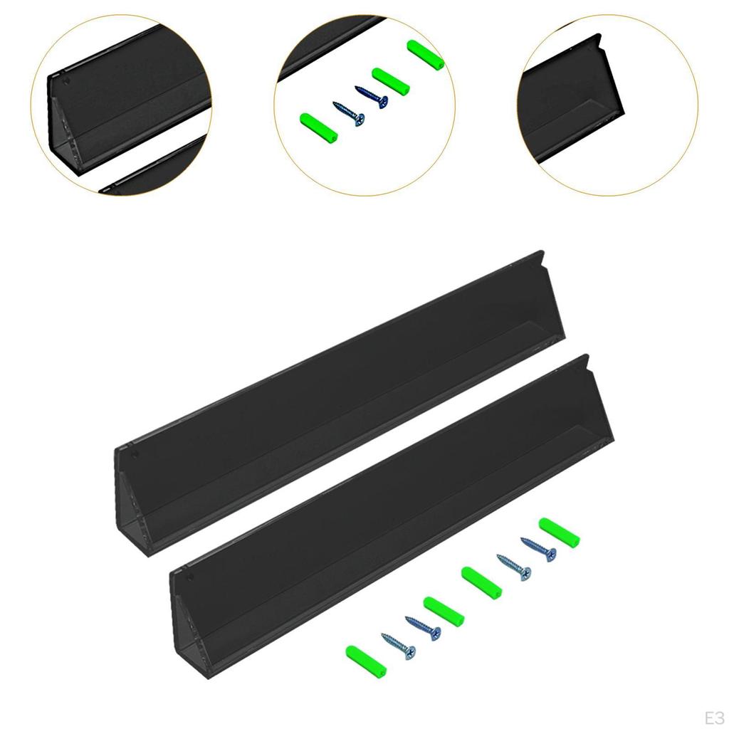 2 Card Display Holders, Sports Cards Stand Acrylic Storage Rack Wall Mounted Shelf for Trading