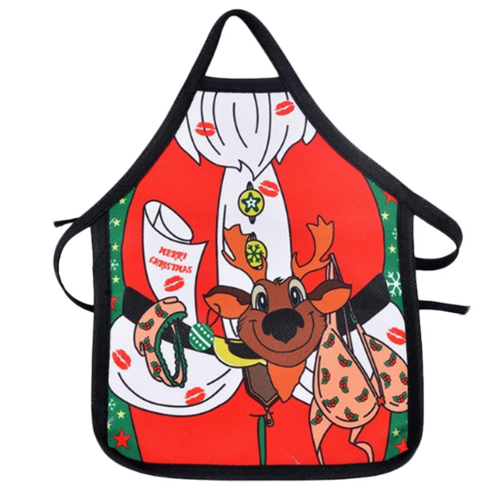 1ks/šarže Mini zástěra Vánoční obal na láhev vína Kapsa Vánoční ozdoby Stolek na večírek Závěsné ozdoby na víno SD356