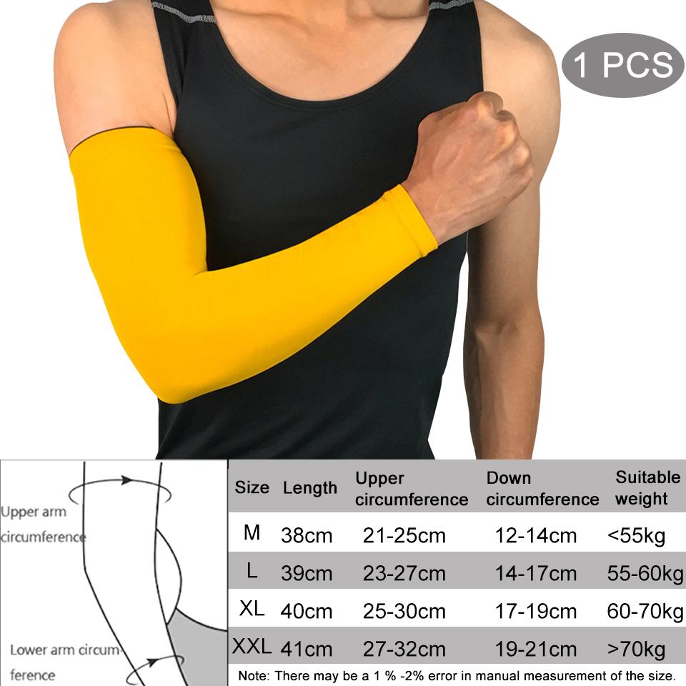

Компрессионный спортивный рукав Баскетбол Велоспорт Утеплитель для рук Лето Бег Теннис Защита от ультрафиолета Волейбол Повязки M