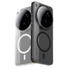 For Xiaomi 15 14 Ultra Case ELVEV Ultra-Thin Anti-fingerprint Hard PC Corrugated Clear Back Cover for Xiaomi Mi 15 Ultra