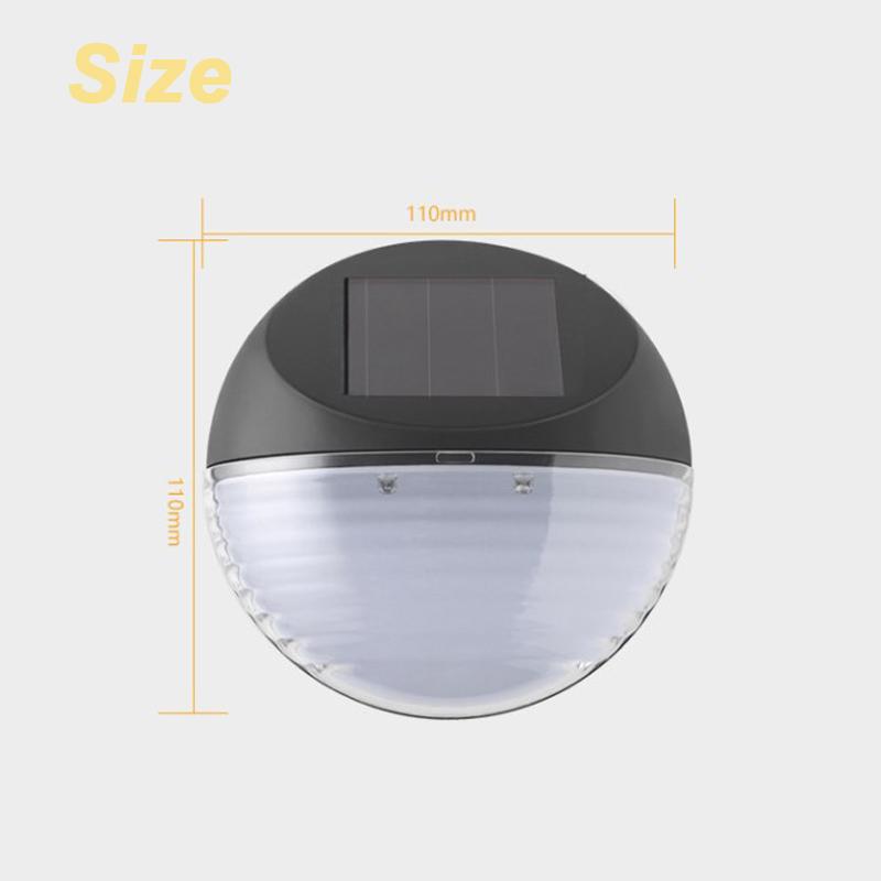 16Pcs LED Solar Fence Light Outdoor Waterproof Garden Solar Wall Lamp For Stairs Step Fence Yard Pathway Decoration Lighting Lam
