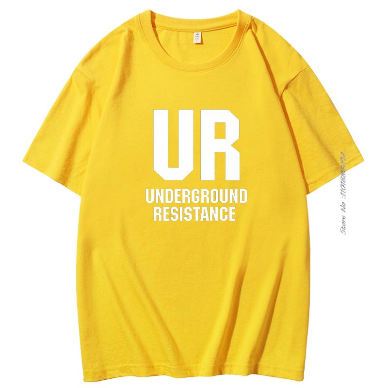 Underground Resistancedetroit Technopioneersjeff Millsrobert Hoodacid House Hot Summer Short Sleeve Tshirt Mens Clothes