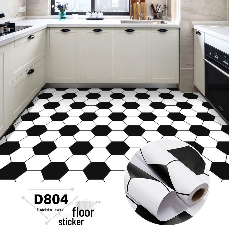 Thickened Waterproof Self-Adhesive Floor Tiles for Bathroom Renovation