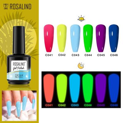 15ml Gel Nail Polish Soak Off Neon Luminous Gel Polish Bright For Nail Art Design LED/UV Lamp