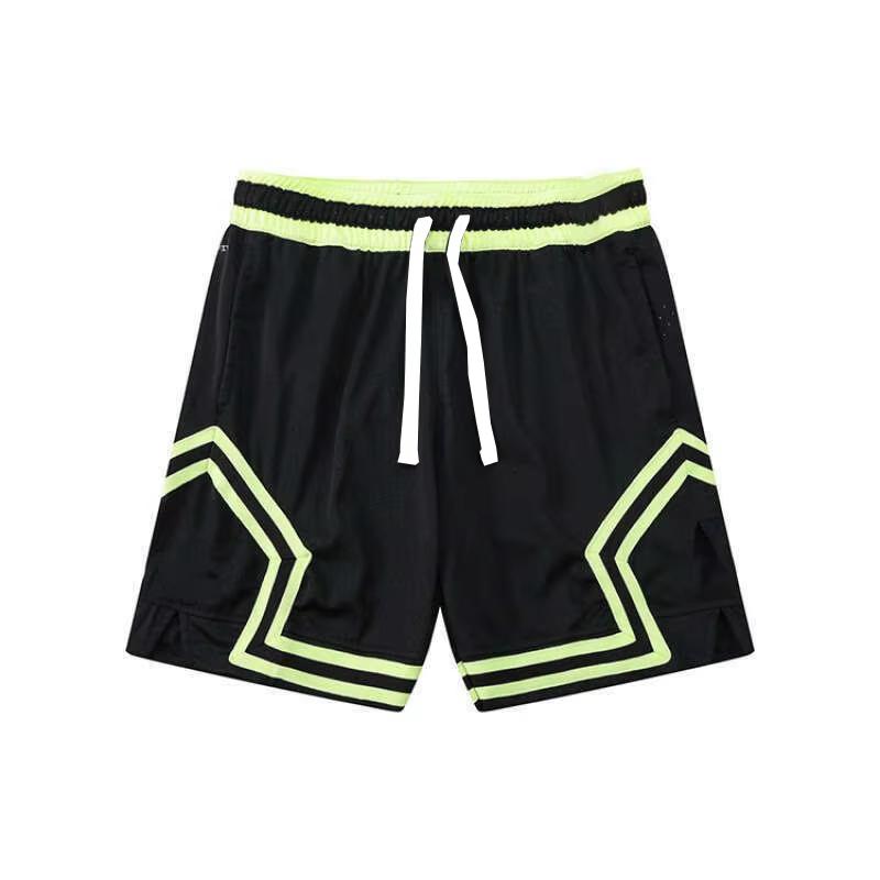 New Summer Fashion Vintage Style American Loose Basketball Shorts Adult Athletic Unisex Basketball Quick-drying Short Pants