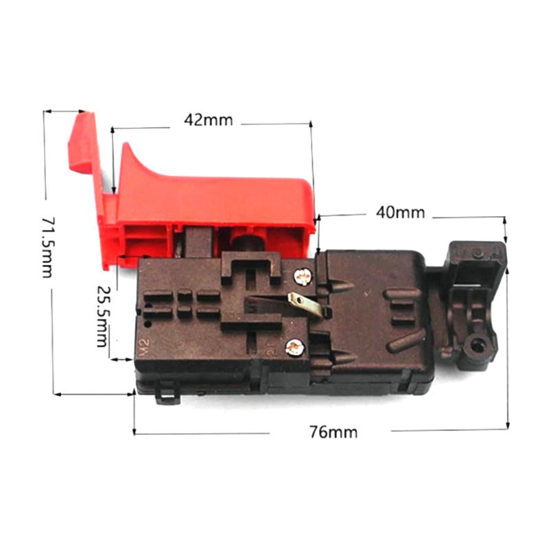 Elektrischer Schalter Ersatz-Netzschalter Ac220V für Gbh2-26De Gbh2-26Dfr Gbh 2-26E Rotory Hammer Elektrowerkzeug-Zubehör