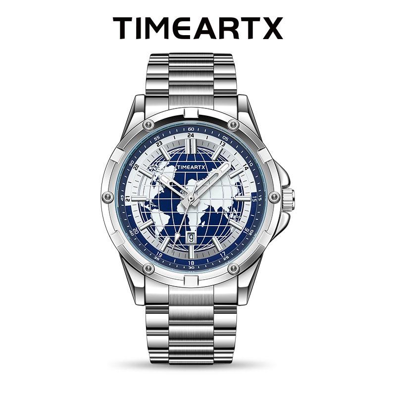 TIMEARTX Earth Style Luminous Waterproof Quartz Men's Wristwatch