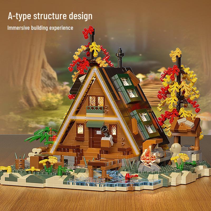 Forest Realm A-Type Treehouse Building Blocks, LEGO-Compatible Toys & Gifts.