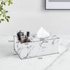 Leather Marble Pattern Tissue Box Set
