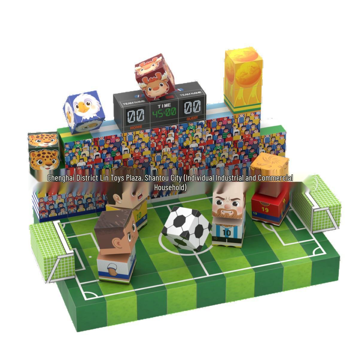 2026 FIFA World Cup USA-Canada-Mexico Magnetic Mascot Building Block Toy