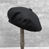 Fried Street Big Head Circumference Shows Small Face~ Exaggerated Big Hat Top Niche Octagonal Hat Beret Female Retro Cloud Painter Hat