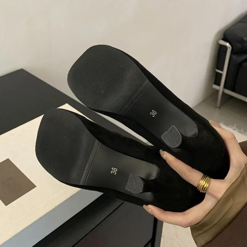 Streetový styl Plisované Kulatá špička Dámské Kotníkové boty Tenké podpatky Boty Zimní Stručné Chelsea Krátké Botas Mujer