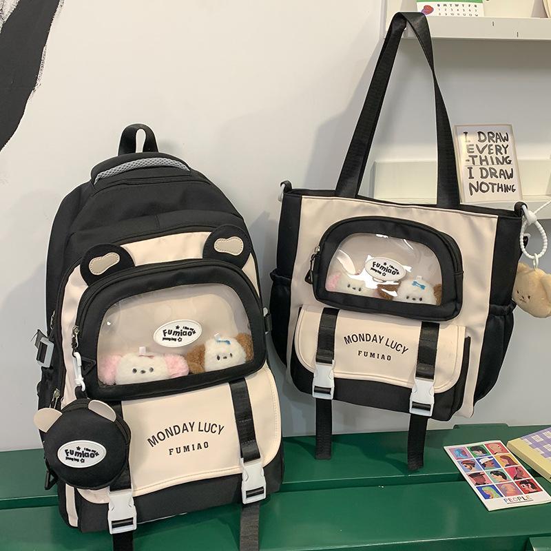 Schoolbag Children Elementary School Girl Junior High School Student Cartoon High Value Ins Pain Bag Backpack