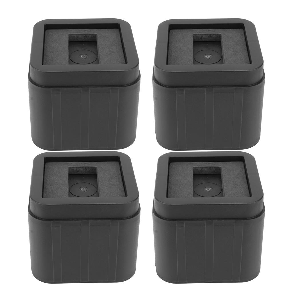 4Set Furniture Anti Vibration Pads Rubber Non Slip Foot Pads Bed Risers for Sofa Washing Machine Electrical Appliances