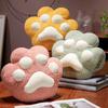 Cartoon Cat Claw Throw Pillow Blanket Plush Toy Cat Claw Doll Home Sofa Pillow Girls Lunch Break Throw Pillow Blanket
