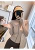Women's Quick-Dry Stand Collar Fitness Jacket with Zipper - Breathable, Long Sleeve Sports Top for Running, Yoga, Outerwear.