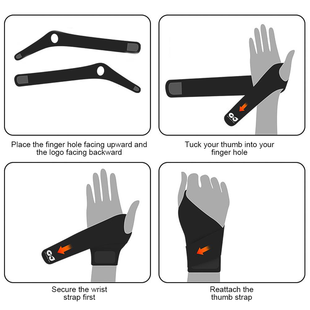 1PC Billiards One-Piece Winding Wrist Brace Corrects Grip Position Snooker Badminton Tennis Training Strap