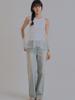 Sorry, Too Much Love Silhouette Sheer Layer Top_White